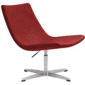 Lori Fabric Swivel Breakout Chair, Red
