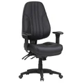 Rover Leather Multi Shift Office Chair, High Back