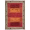 Lori No.202 Wool Tribal Rug, 130x70cm, Red / Brown