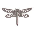 Cast Iron Dragonfly Garden Thermometer