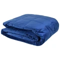Aria Velvet Bed Comforter, 145x250cm, Navy