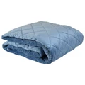 Allure Velvet Bed Comforter, 280x140cm, Ocean