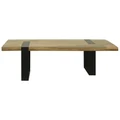 Alpine Mango Wood & Iron Coffee Table, 115cm