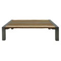 Breaside Timber & Metal Coffee Table, 178cm