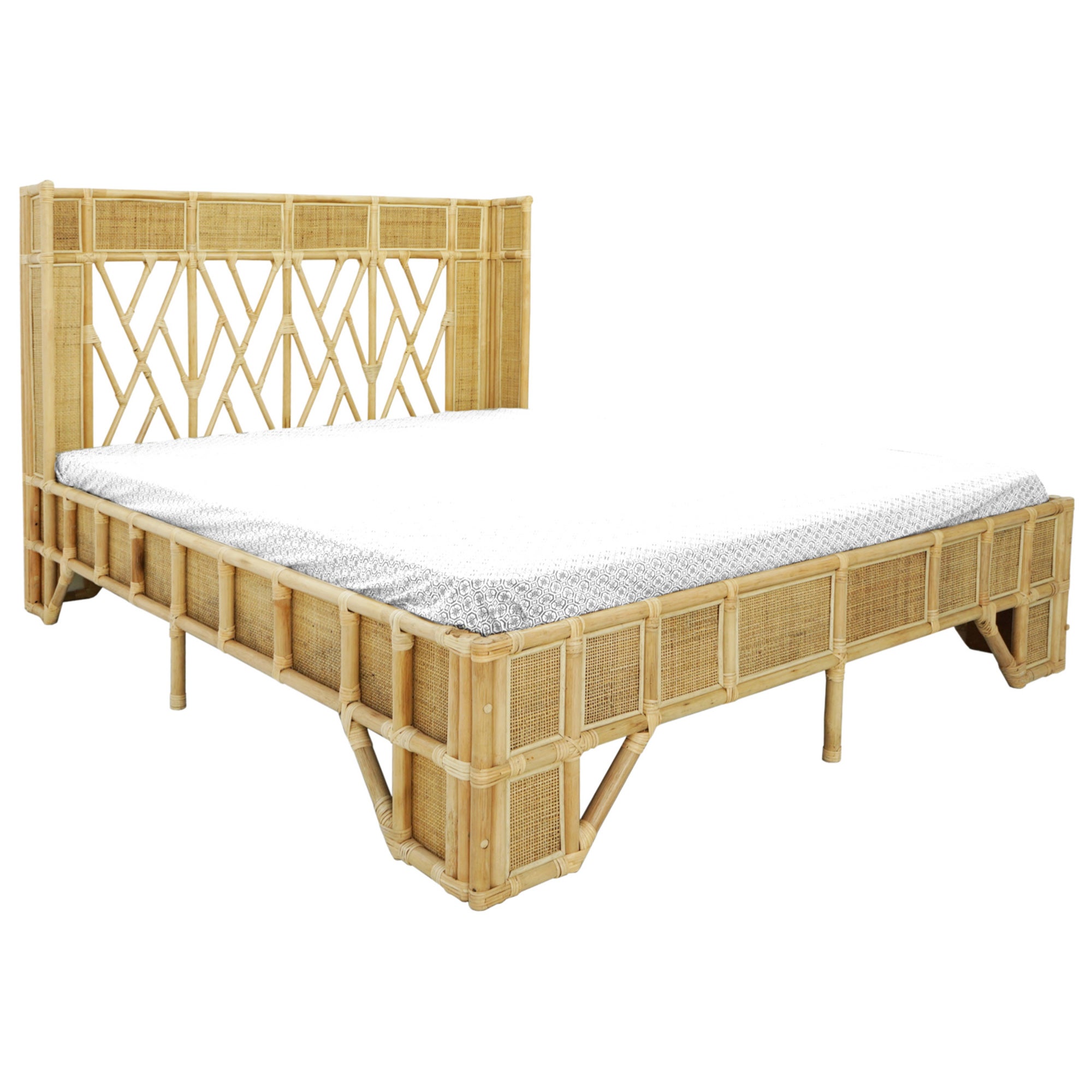 Foreland Rattan Bed, King