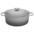 Chasseur Cast Iron Round French Oven, 24cm, Celestial Grey