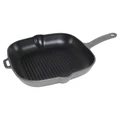Chasseur Cast Iron Square Grill Pan, 25cm, Celestial Grey