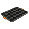 Bakemaster Reinforced Silicone 24 Cup Mini Muffin Pan
