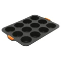 Bakemaster Reinforced Silicone 12 Cup Muffin Pan