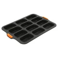Bakemaster Reinforced Silicone 12 Cup Mini Loaf Pan