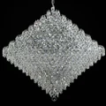 Siren Asfour Crystal Pendant Light / Chandelier, 120cm, Chrome