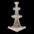 Nyx Asfour Crystal Pendant Light / Chandelier, 100cm, Gold