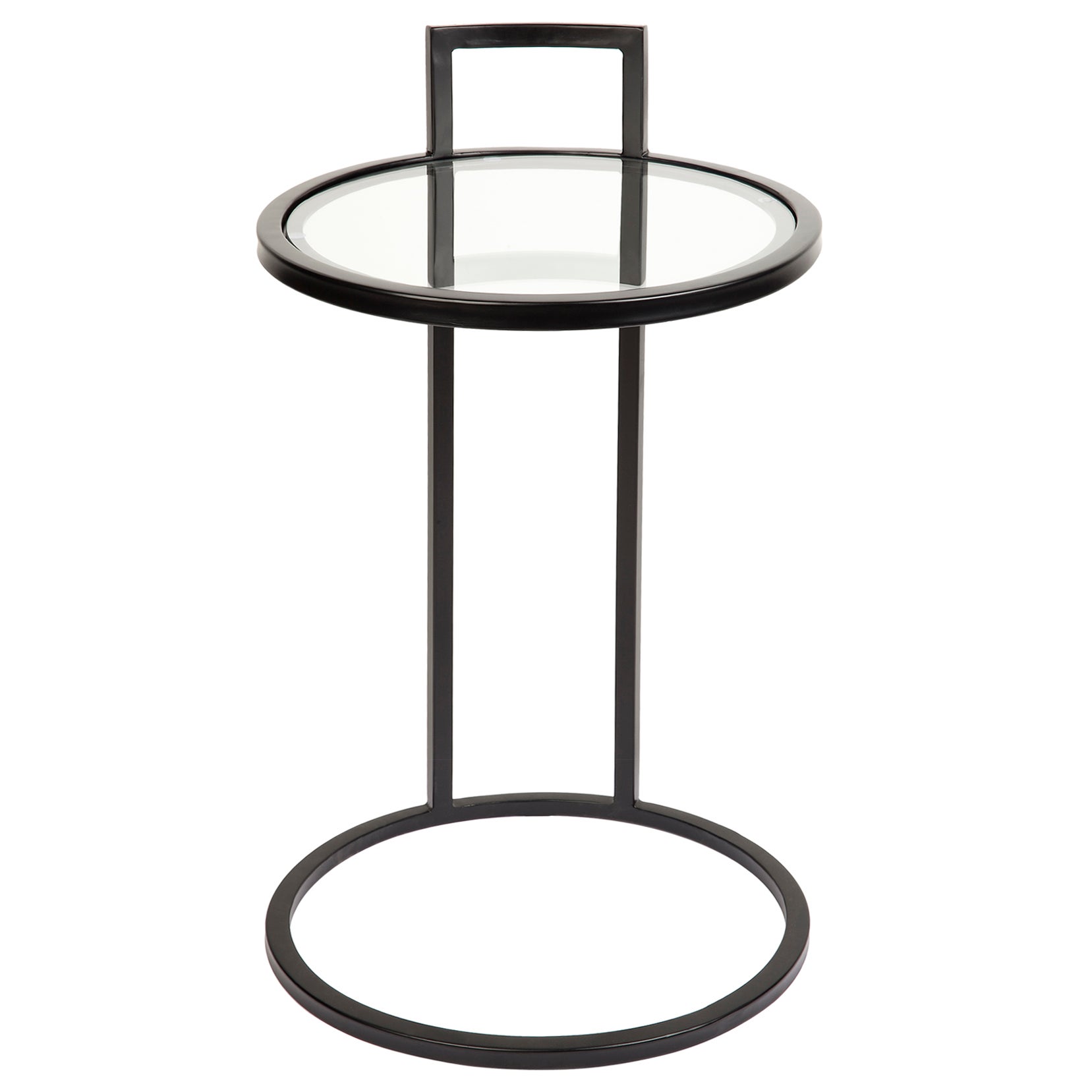 Maxie Iron Side Table, Black