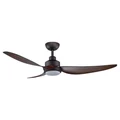 Threesixty Trinity Commercial Grade DC Ceiling Fan with LED Light, 142cm/56", Oil Rubbed Bronze