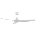 Ventair Skyfan Indoor / Outdoor DC Ceiling Fan with LED Light & LCD Remote Control, 130cm/52", White