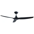 Ventair Skyfan Indoor / Outdoor DC Ceiling Fan with LCD Remote Control, 150cm/60", Black