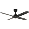 Ventair Spyda Commercial Grade Indoor / Outdoor 4 Blade Ceiling Fan, 140cm/56", Matte Black