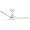 Ventair Stanza Indoor / Outdoor Ceiling Fan with LED Light, 122cm/48", White