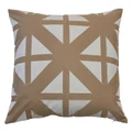 Havana Fabric Indoor / Outdoor Scatter Cushion Cover, Khaki / Ecru