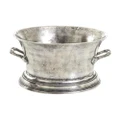 Thron Metal Oval Wine Tub, Large, Antique Silver