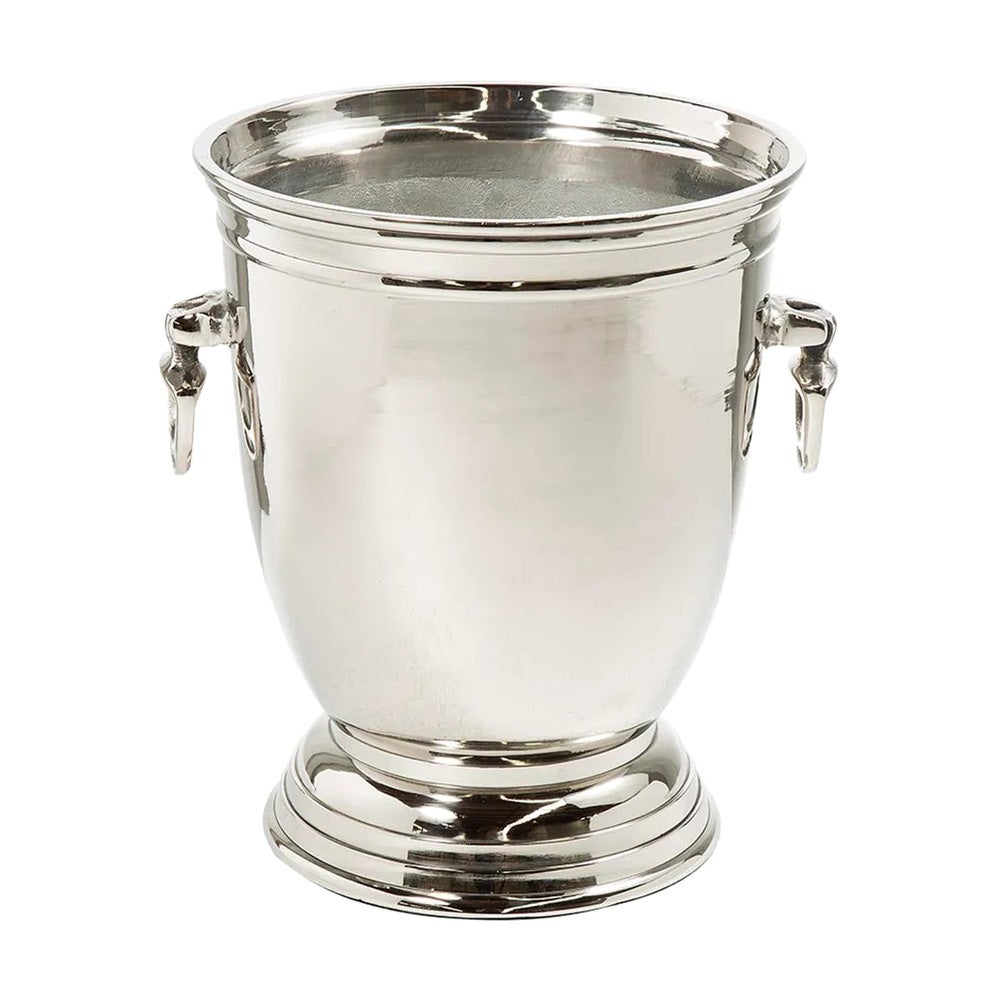 Birchwood Metal Round Wine Cooler, Nickel