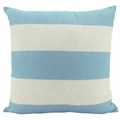 Bronte Linen Euro Cushion, Sky Blue Stripe