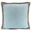 Belrose Linen Scatter Cushion, Sky Blue