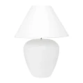 Picasso Ceramic Base Table Lamp, White
