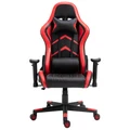 Cytron PU Leather Gaming Chair, Black / Red