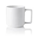 Noritake Stax Commercial Grade White Porcelain Mug, Set of 4