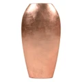Apex Ceramic Flat Vase, Medium, Pink