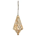 Haymana Rustic Iron Moroccan Cone Shape Hanging Lamp