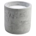 Moore Cement Candle Holder with Metal Lid, Large