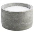 Moore Cement Candle Holder with Metal Lid, Medium