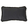 Mornington Velvet Lumbar Cushion Cover, Black
