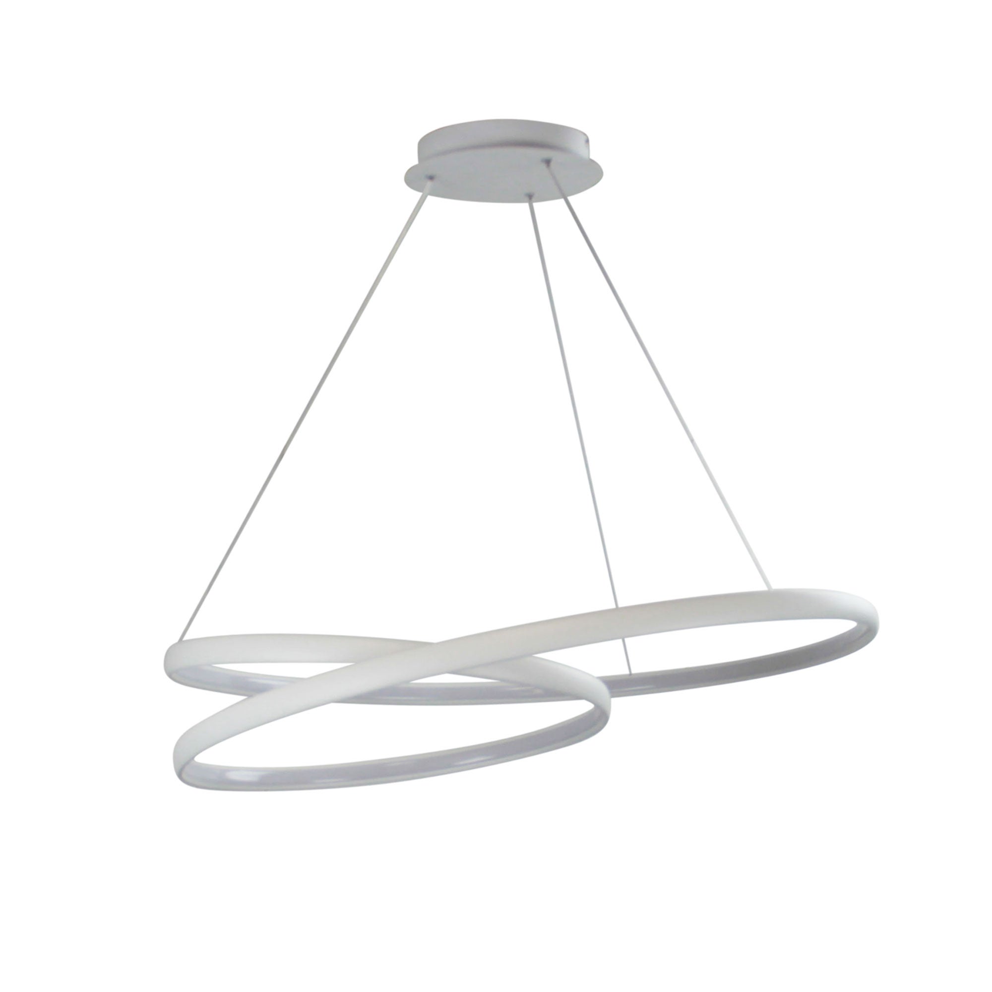Infinity Spiral Dimmable LED Pendant Light, 4000K, White