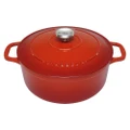 Chasseur Cast Iron Round French Oven, 20cm, Inferno Red
