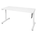 Triumph Height Adjustable Office Desk, 120cm, White