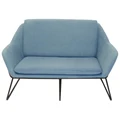 Cardinal Fabric Lounge, 2 Seater, Light Blue