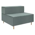 Flexi Fabric Lounge Chair, Light Blue