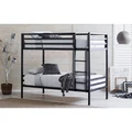Castle Commercial Grade Metal Bunk Bed, King Single, White