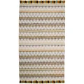 Retreat Diamond Hand Braided Wool & Cotton Rug, 300x200cm, Green