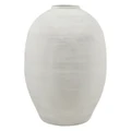 Nexos Ceramic Pot Vase, Extra Large, White
