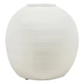 Nexos Ceramic Pot Vase, Medium, White