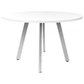 Eternity Round Office Meeting Table, 90cm, White