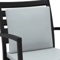 Siesta Artemis Armchair Indoor / Outdoor Backrest Cushion, Light Grey