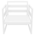 Siesta Mykonos Outdoor Lounge Armchair, White