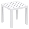 Siesta Ocean Commercial Grade Outdoor Side Table, White