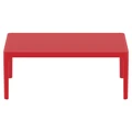 Siesta Sky Commercial Grade Indoor / Outdoor Coffee Table, 100cm, Red