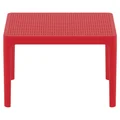Siesta Sky Commercial Grade Indoor / Outdoor Side Table, Red